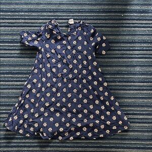 Old Navy Navy Blue Floral Kids Dress size 5